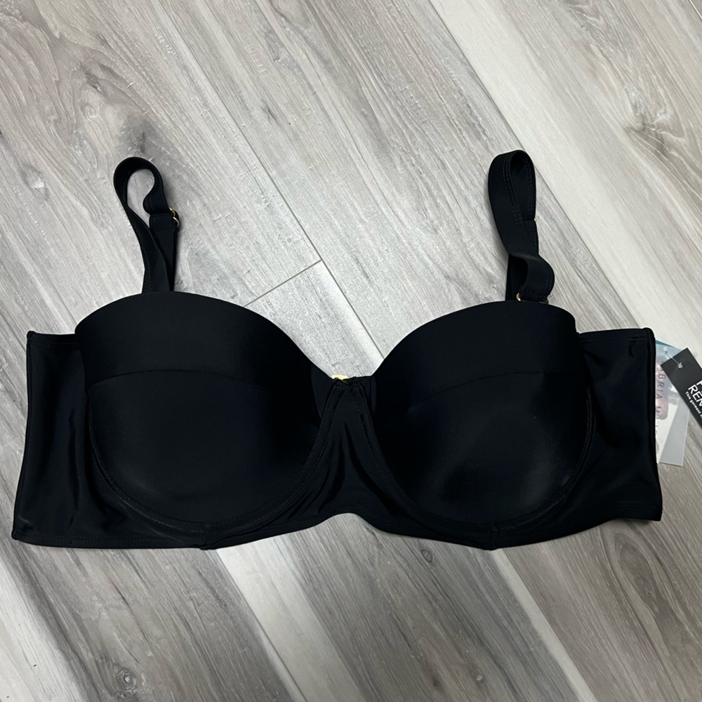 Black bikini top